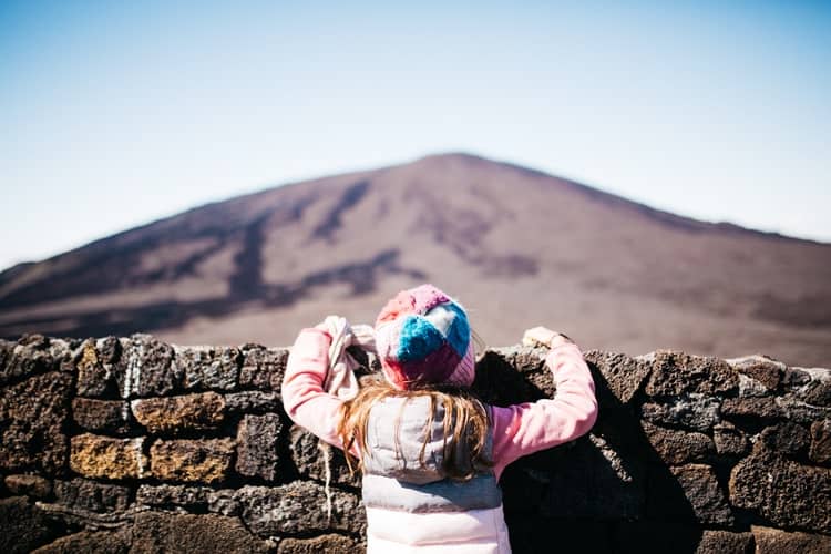 Photo au Volcan