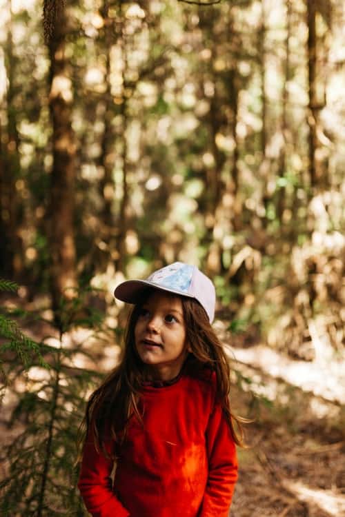 portrait enfant en foret